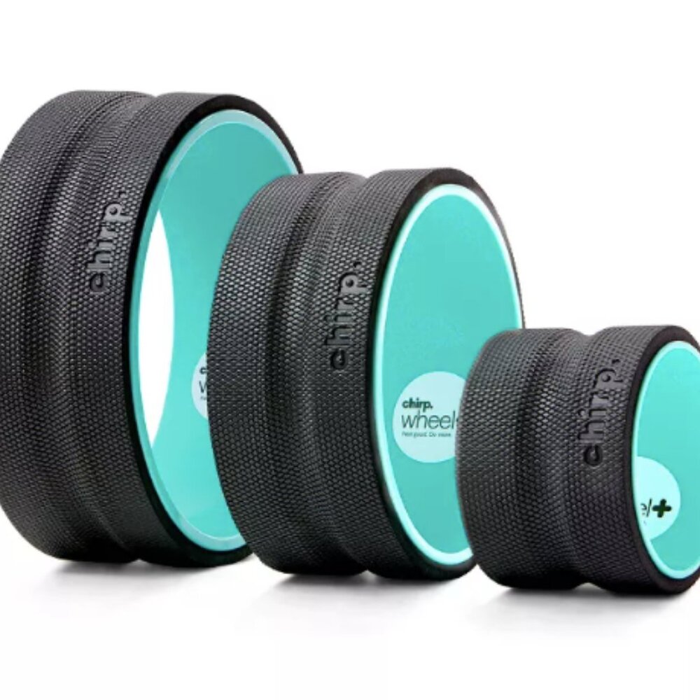 Chirp Wheel for Back and Neck Pain – 3 pk: Plastic, EVA Foam, ABS, 500 lb Capaci